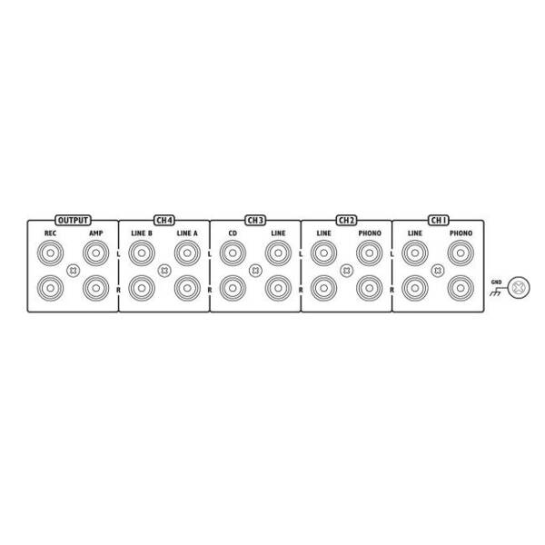 IMG Stageline MPX-622 6-Channel Stereo DJ Mixer - Image 2